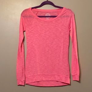 So Hot Pink Long Sleeve Tee, XS